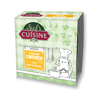 Yamipets Sjef’s Cuisine vleeskuipjes Kip 300 gr per stuk