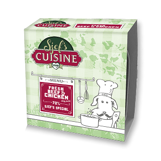 Yamipets Sjef’s Cuisine vleeskuipjes Kip-Rund 300 gr per stuk