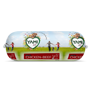 Yamipets Sjef’s Cuisine Hondenworst Kip-Rund 350 gr per stuk